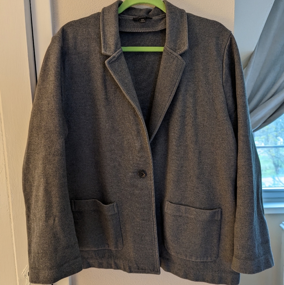 J Crew Knit Blazer